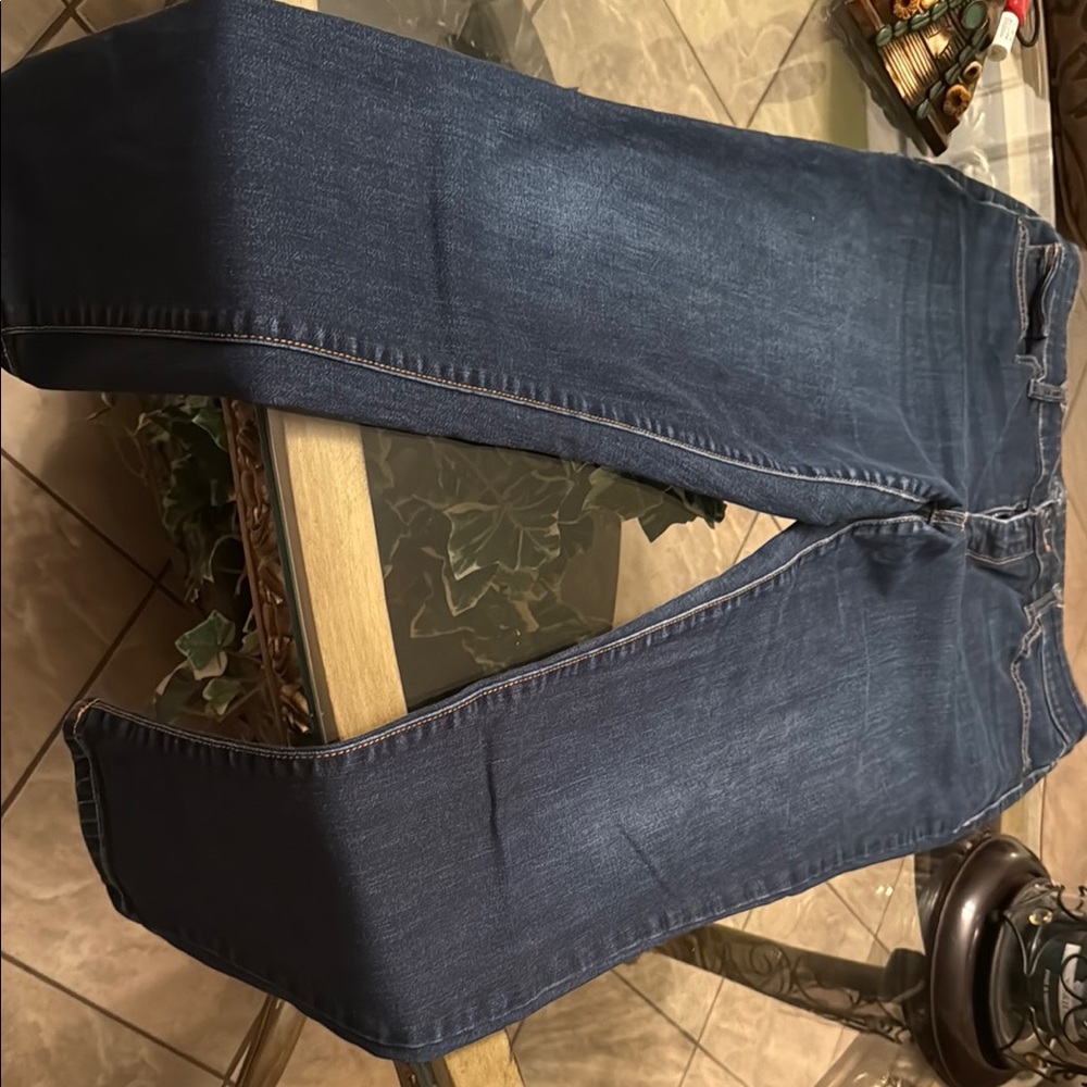 St. John's Bay Women's Skinny Jeans in Dark Blue